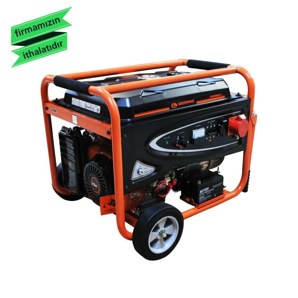 Greenmax LT6500EN3-4 Benzinli Jeneratör 5kW Bakır Sargılı