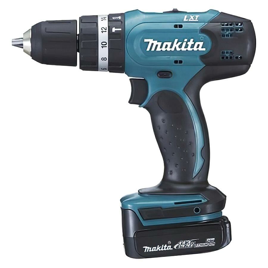 Makita DHP343SHE Akülü Darbeli Matkap Vidalama 14.4V 1.3Ah Çift Akü