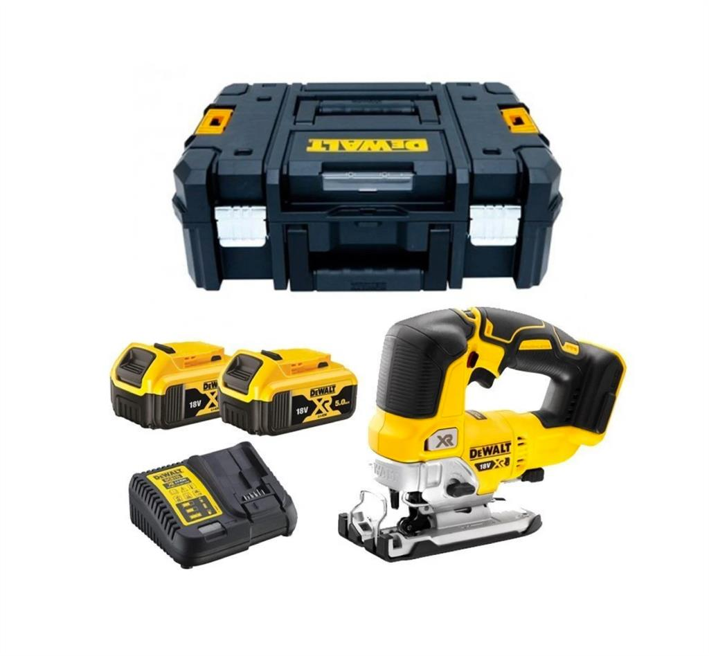 Dewalt DCS334P2 18V 5.0AH Li-ion Çift Akülü Kömürsüz Dekupaj Testere