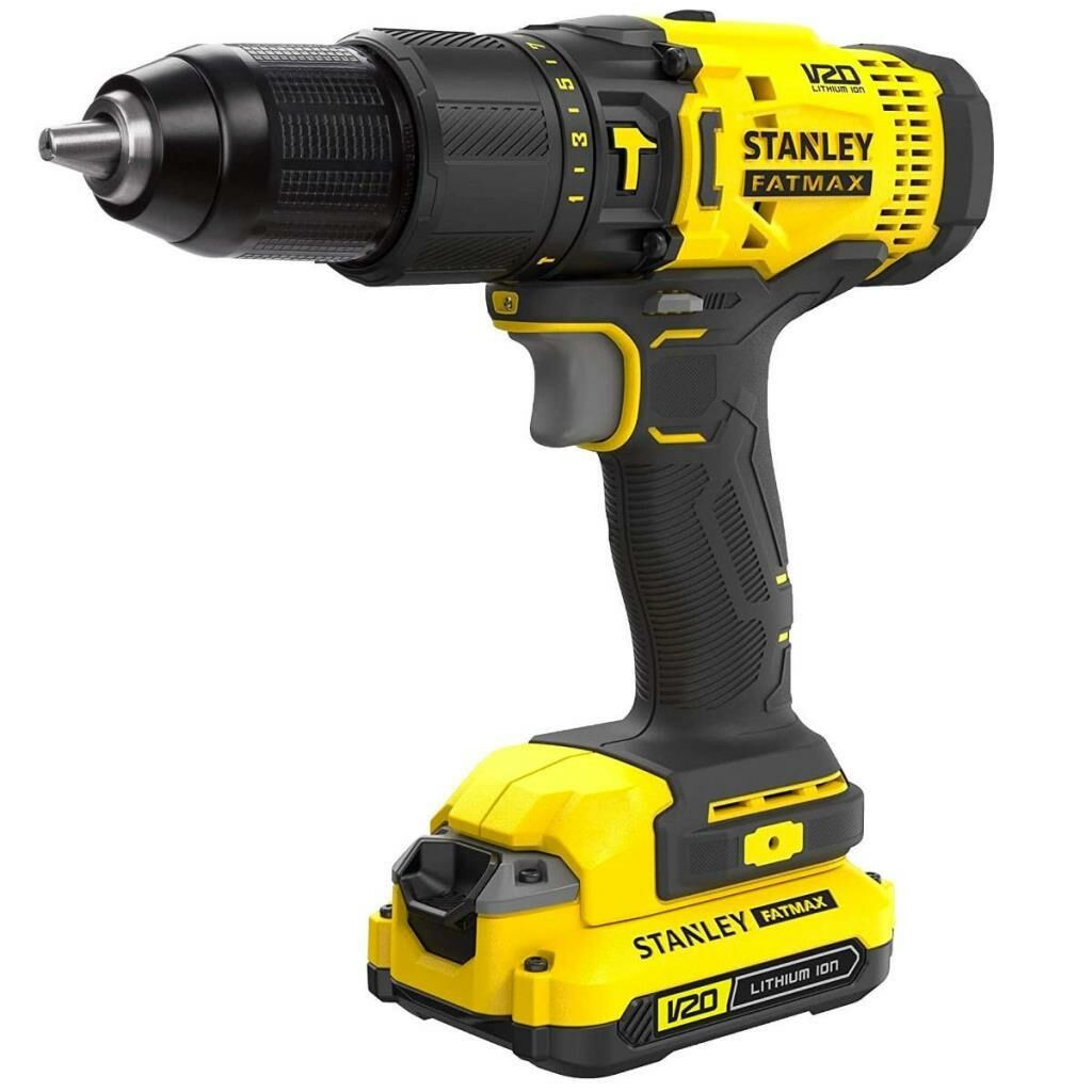 Stanley SCD718D2K 18V 2.0AH V20 Çift Akülü Darbeli Matkap