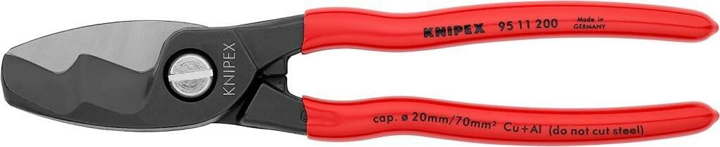 Knipex 9511200 Çift Bıçaklı Kablo Makası