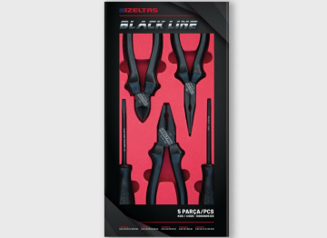 İzeltaş Black Line 5 Parça Set