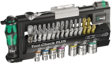 WERA 05056490001 Check Plus Lokmalı Cırcır Kollu Bits Set