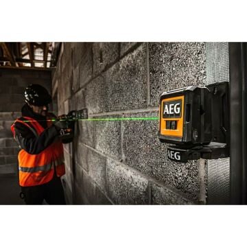 AEG CLG220-B 2 Çizgili Yeşil Lazer Metre