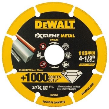 Dewalt DW8545 115mm Extreme Metal Kesme Diski