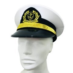 Hkostüm Denizci Kaptan Şapkası Lüks 55 Numara