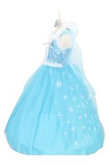 Elsa Kostümü Lüks Tarlatanlı 3-4 Yaş