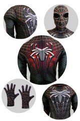 Siyah Örümcek Adam Kostümü - Black Spiderman Costume