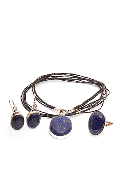 Gümüş Lapis Set