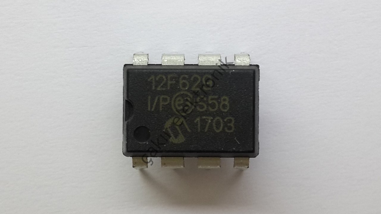 PIC12F629-I/P - 12F629 - 8-Pin FLASH-Based 8-Bit CMOS Microcontrollers