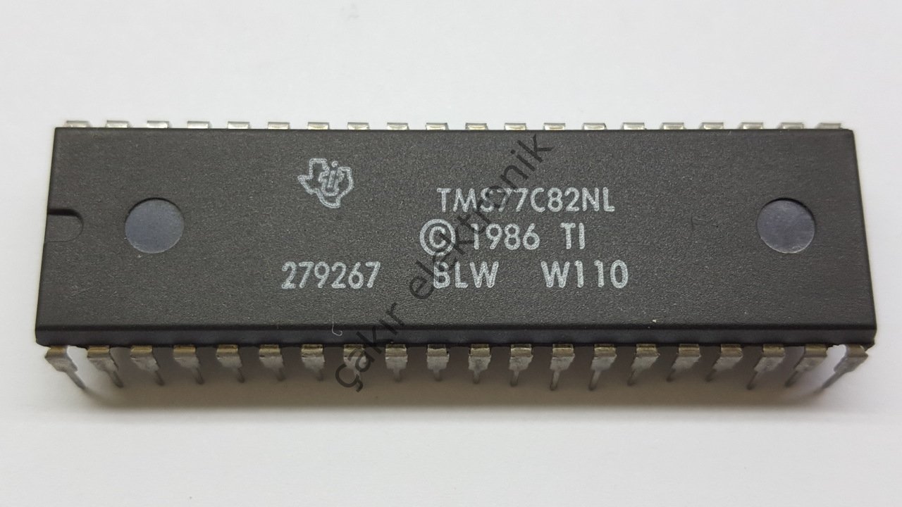 TMS77C82NL - 77C82 - TMS77C82 - 	8-bit EPROM Processor, 8k EPROM Extended Temperature, Otp