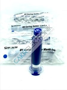 PCB BOYASI MAVİ  - MECHANIC UV curing solder mask ink,  LVH900-BY  10CC  blue