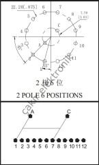 2X6 KART TİPİ - SR2612 - 2x6 komitatör  - KOMİTATÖR -  Rotary Dimmer Potentiometer Series