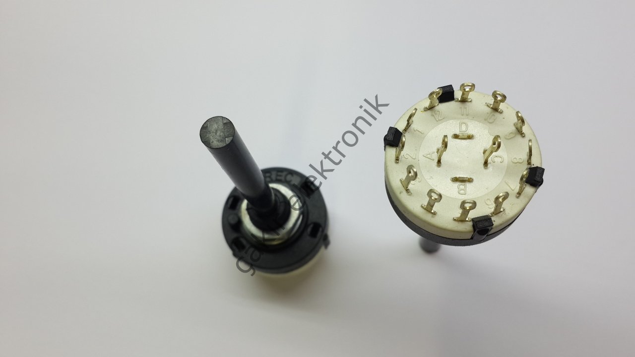 2X6 LEHİM TİPİ - 2x6 komitatör SR2611 - KOMİTATÖR - Rotary Dimmer Potentiometer Series