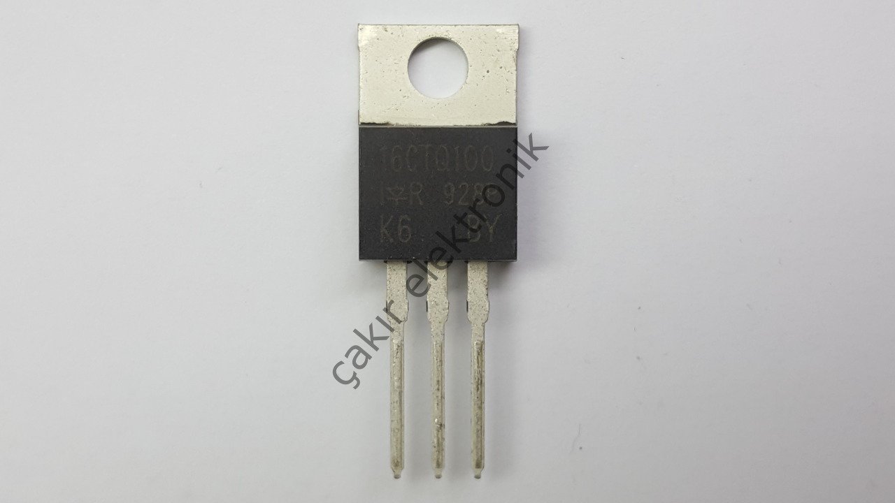 16CTQ100 ,16CTQ100 DIODE SCHOTTKY 100V 16A TO-220AB - ARTAK KATOT