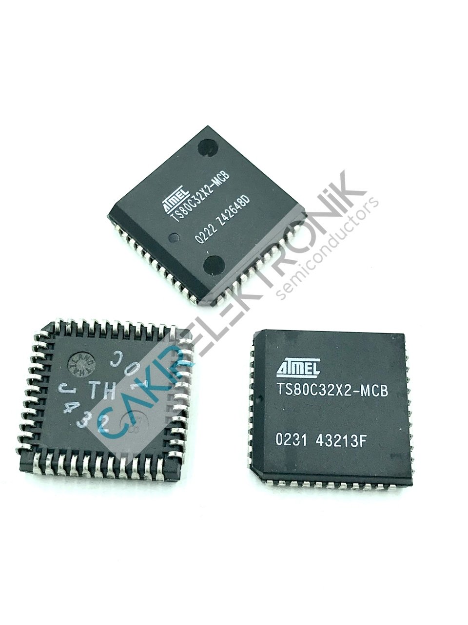 TS80C32X2-MCB , 80C32 PLCC , 8-bit Microcontroller 8 Kbytes ROM/otp