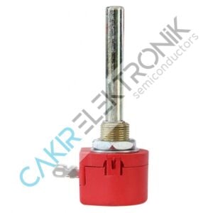 WX118 1K OHM POTANSİYOMETRE , 1K  - 1KR - POT, 2WAT KIRMIZI ,WX118