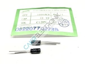 10MF 63V- 10UF 63V. - 5X11 MM. 10uf 63v - 10mf 63v  KONDANSATÖR