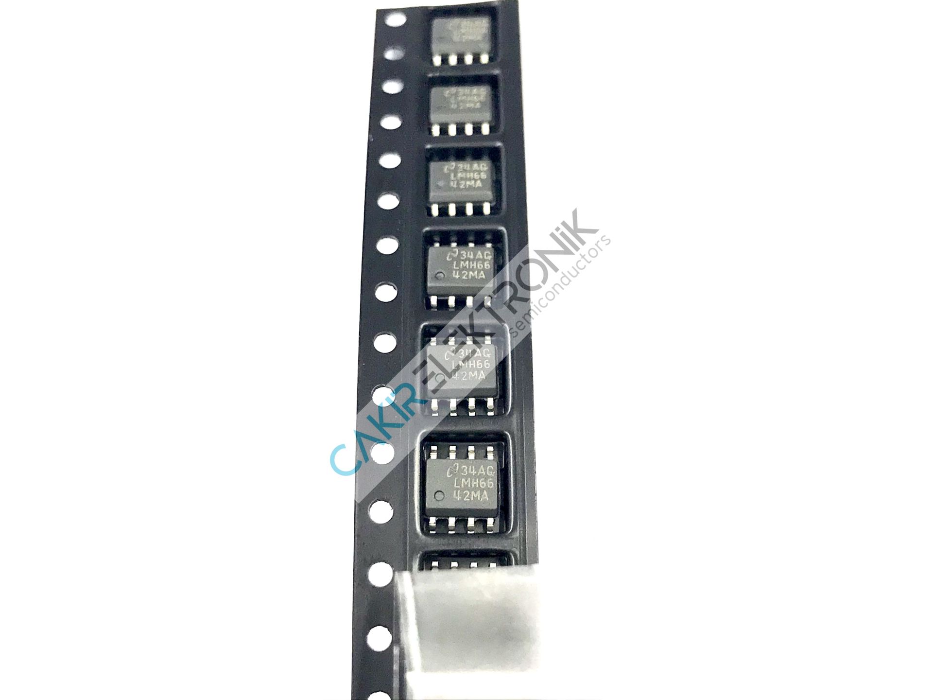 LMH6642MAX SOIC8 Low Power - 6642 - LMH6642MA - 130MHz, 75mA Rail-to-Rail Output Amplifier IC