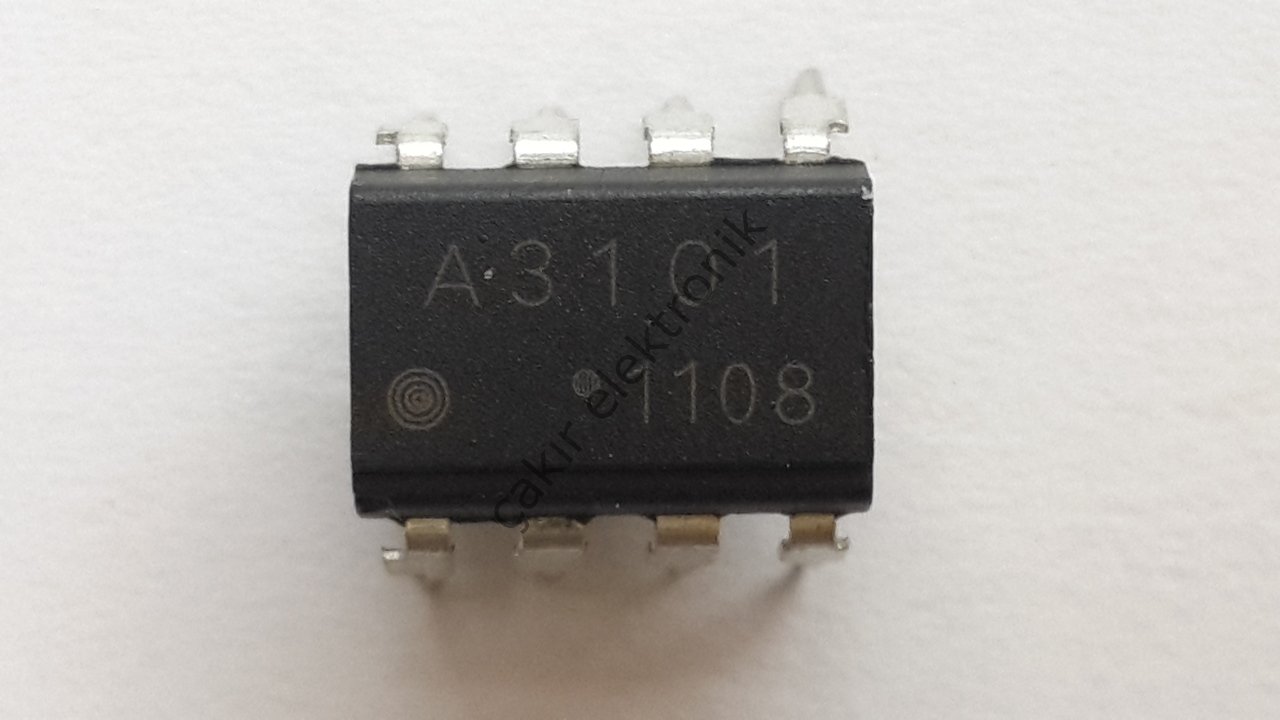 A3101 , HCPL3101 , High Speed Optocoupler 1Ch 5kV Isolaton 0.6A IGBT Gate Drive
