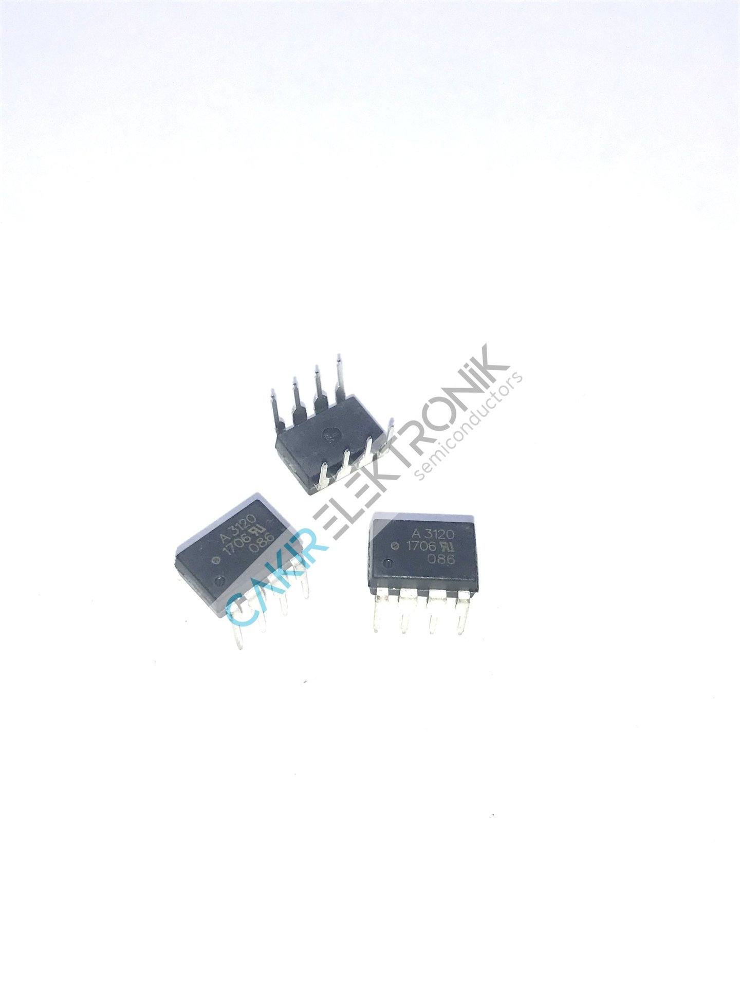 A3120  HCPL3120  HCPL-3120 - HCPL-3120-000E - 2.5 Amp Output Current IGBT Gate Drive Optocoupler