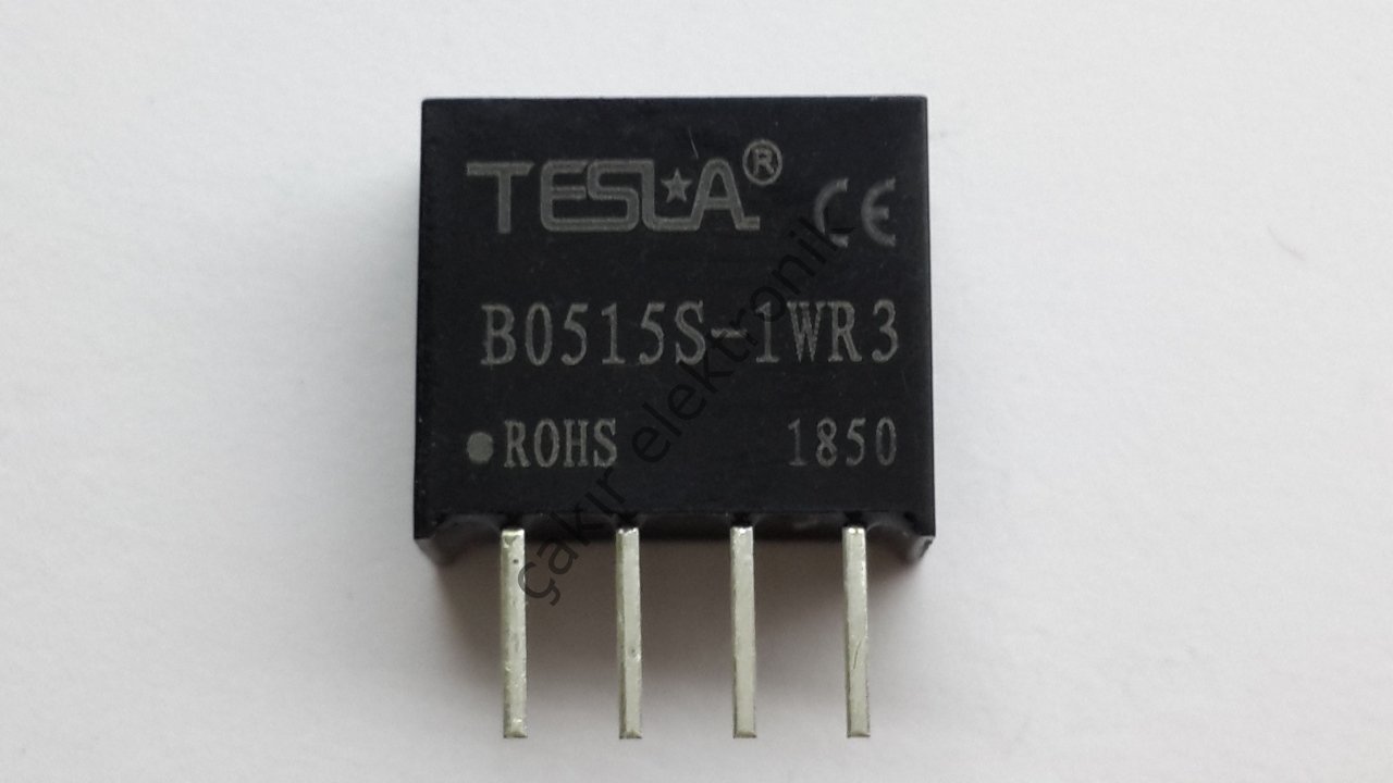 B0515S-1WR2 - İNPUT 4.5-5.5 V. - OUTPUT 15V. 67MA.