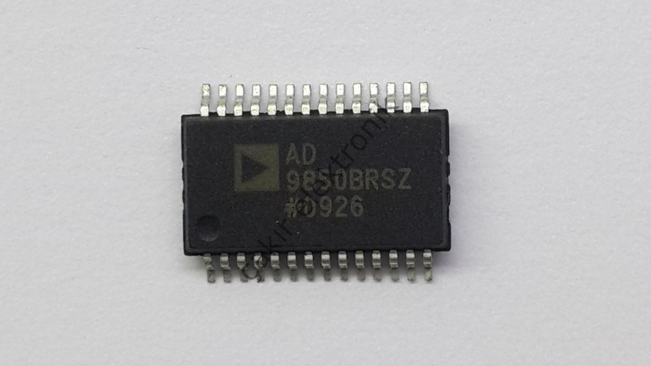 AD9850BRSZ - AD9850 - Direct Digital Synthesizer, 125 MHz, 10 Bit DAC,  SSOP-28