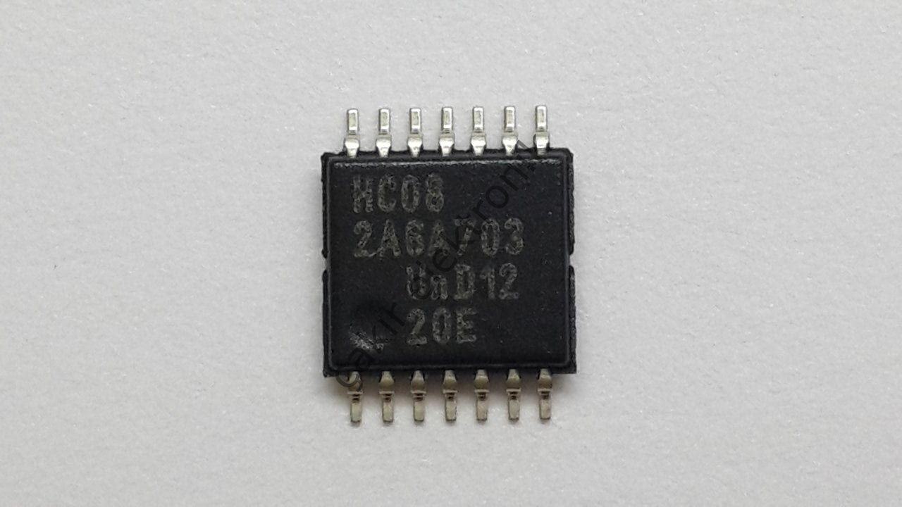 74HC08PW - HC08 -TSSOP14 - Quad 2-input AND gate