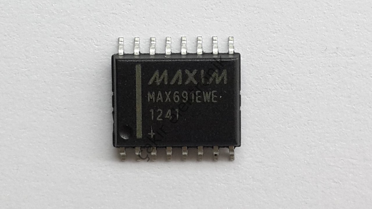 MAX691EWE -  MAX691CWE - Microprocessor Supervisory Circuits