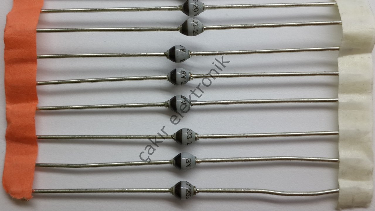 BY203-20S - 250MA. 2000V. Fast Avalanche Sinterglass Diode