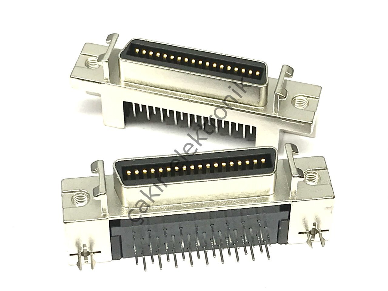 SCSI KONNEKTÖR  36PİN   36P DİŞİ   90 DERECE  KART TİPİ , SCSI CONNECTOR 36P FEMALE 90C BORD TYPE