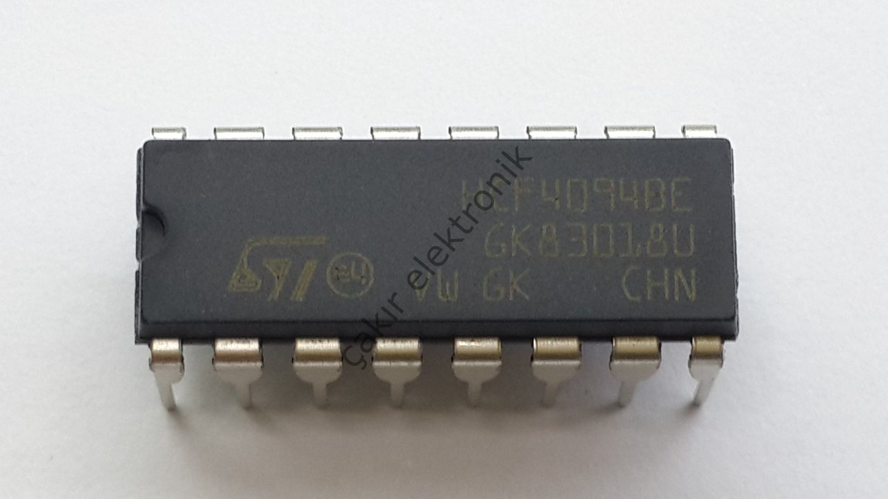 CD4094 DİP HCF4094BE -  CMOS 8-Stage Shift-and-Store Bus Register