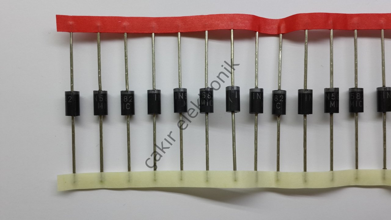 1N5822 - 3A. 40V. Schottky Barrier Plastic Rectifier