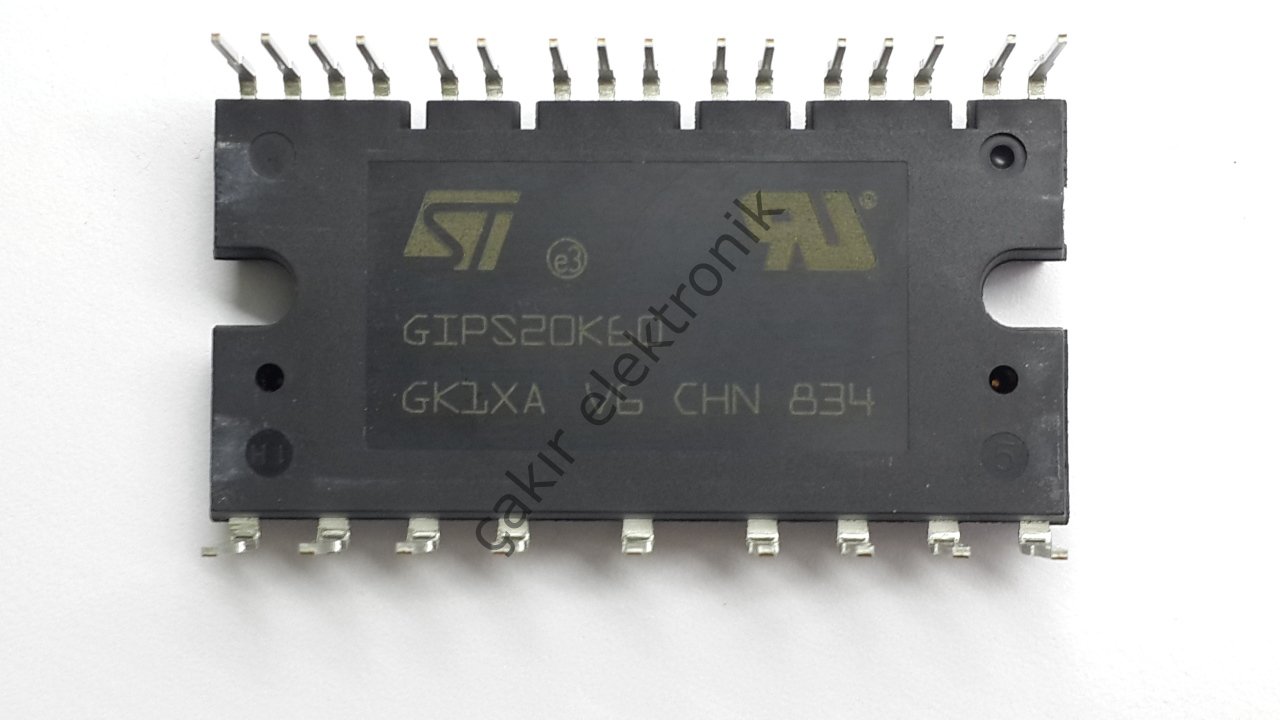 GIPS20K60 - STGIPS20K60 - IPM, 3-phase inverter 18 A, 600 V short-circuit rugged IGBT