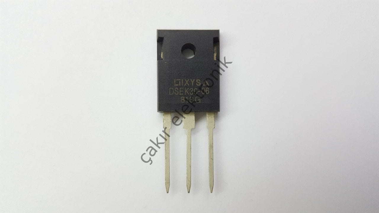 DSEK30-06 - DSEK 30-06 - DSEK3006 - HER3006PT MUADİLİ  2X30A. 600V. HiPerFREDTM Epitaxial Diode