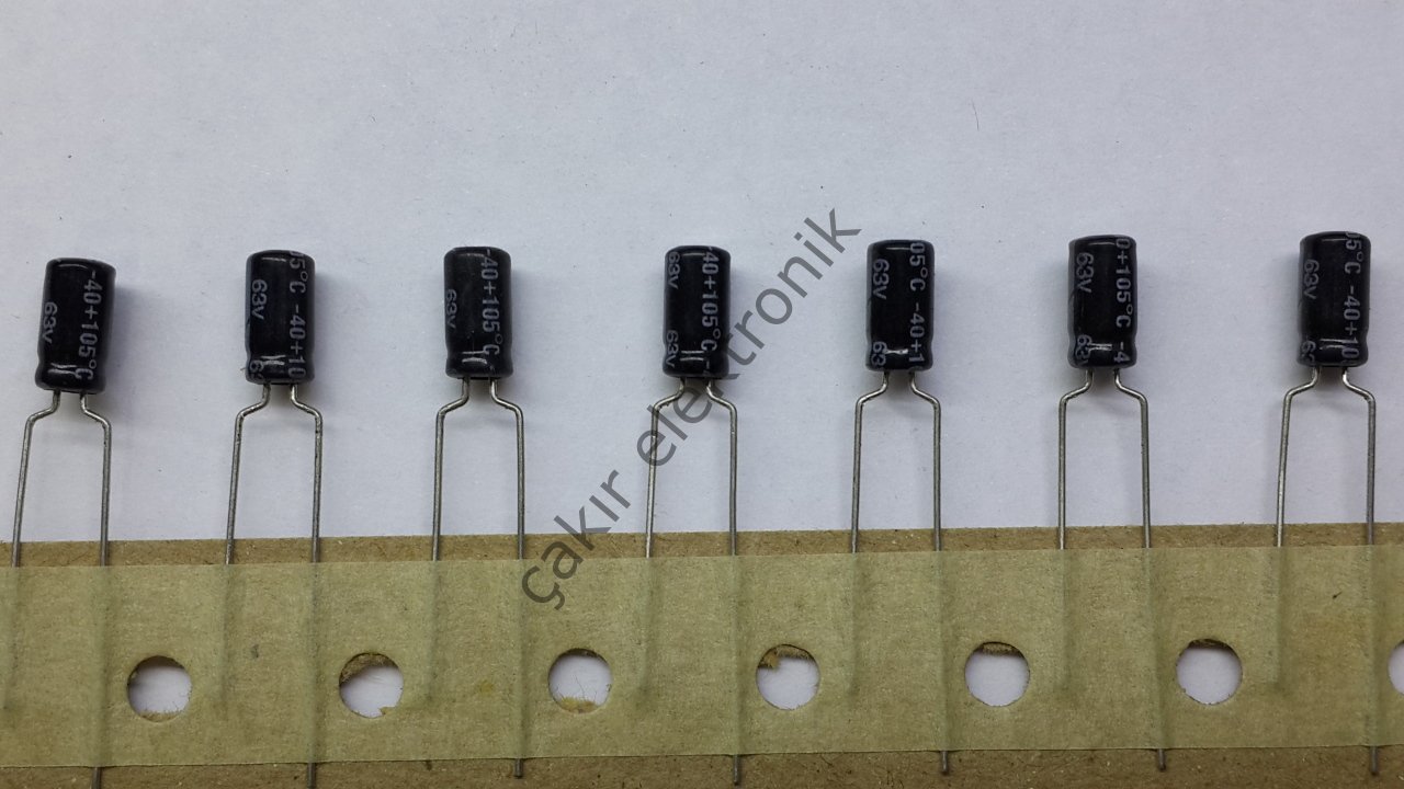 1MF 63V - 1UF 63V  5X11 MM . KONDANSATÖR  85C