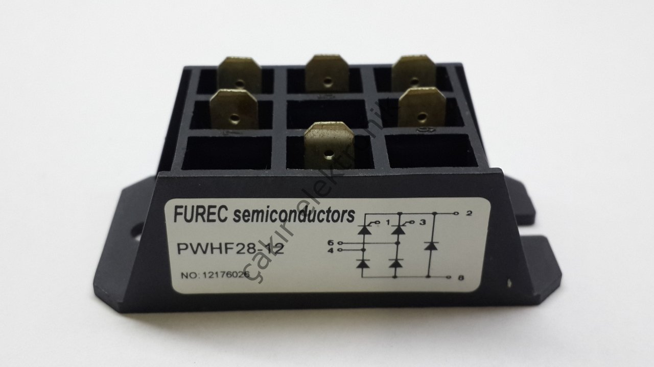 PWHF28/12 MUADİL VHF28-12İ05 32A.1200V.Single Phase Rectifier Bridge