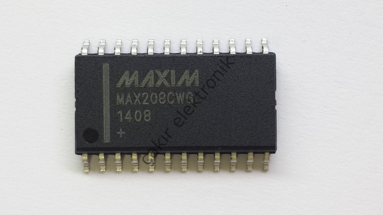 MAX208CWG - MAX208 - +5V, RS-232 Transceivers