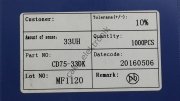 33UH - 330 -7X7 1100MA.  SMD BOBİN SMD COIL - CD75-330K