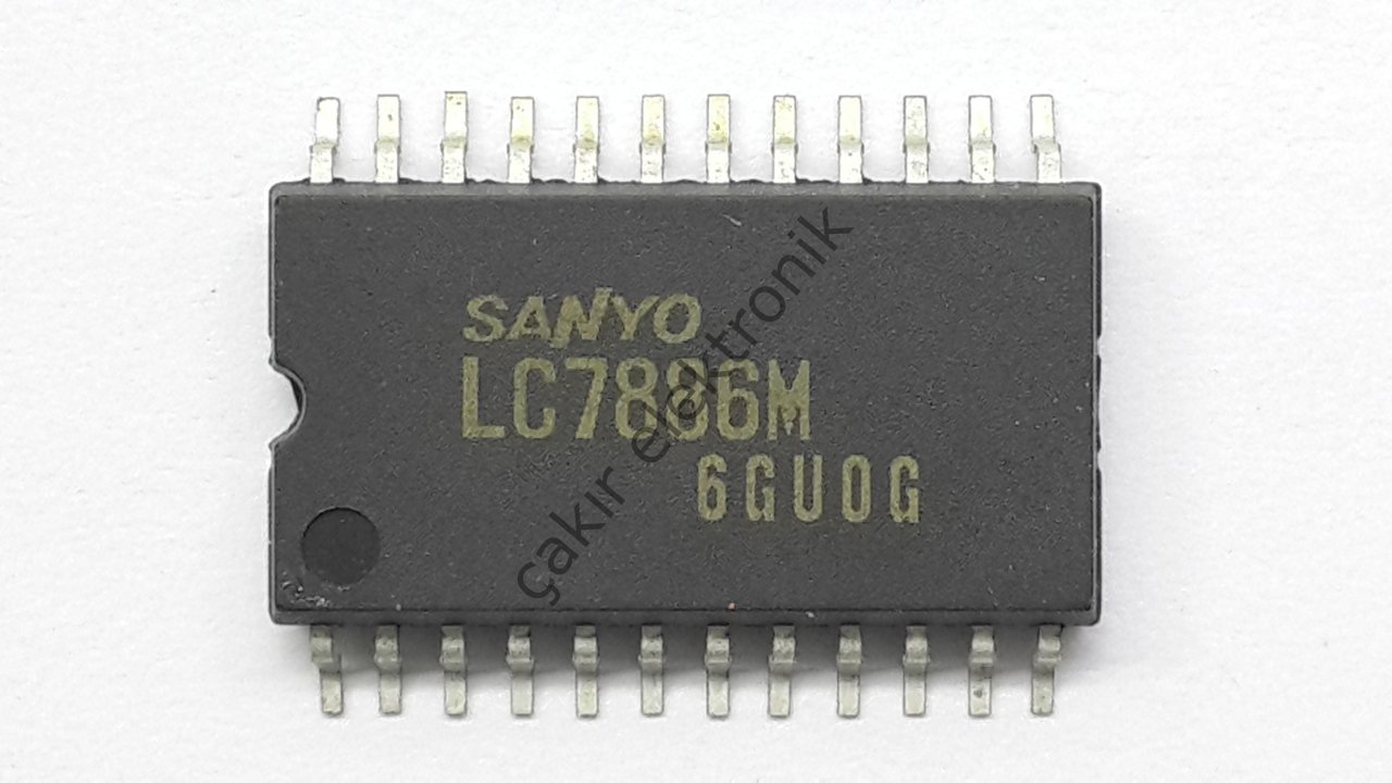 LC7886M , LC7886 , 18-bit A/D converter for digital audio application