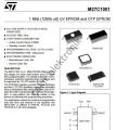 M27C1001-12F1 - 27C1001 - 1 MEGABIT (128K X 8) UV EPROM AND OTP EPROM