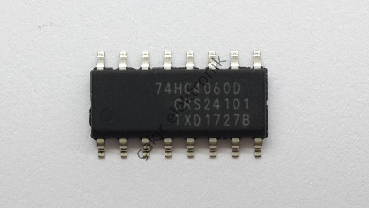 74HC4060D - 4060 - 14-stage binary ripple counter with oscillator