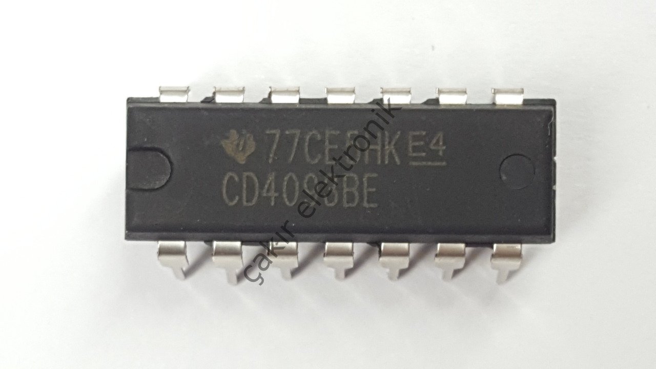 CD4093BE - 4093 - 4093BE - Quad 2-input NAND Schmitt trigger