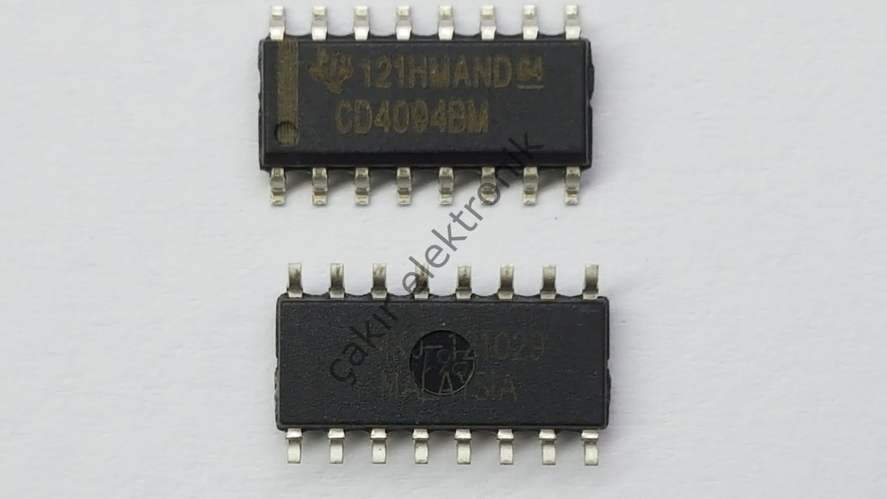 CD4094 - CD4094BM - CMOS 8-Stage Shift-and-Store Bus Register