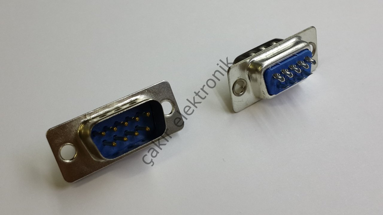 DSUB 9 PİN ERKEK - 9 pin konnektör bağlantısı