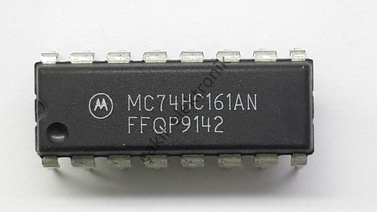 MM74HC161AN - 74HC161 - Presettable synchronous 4-bit binary counter