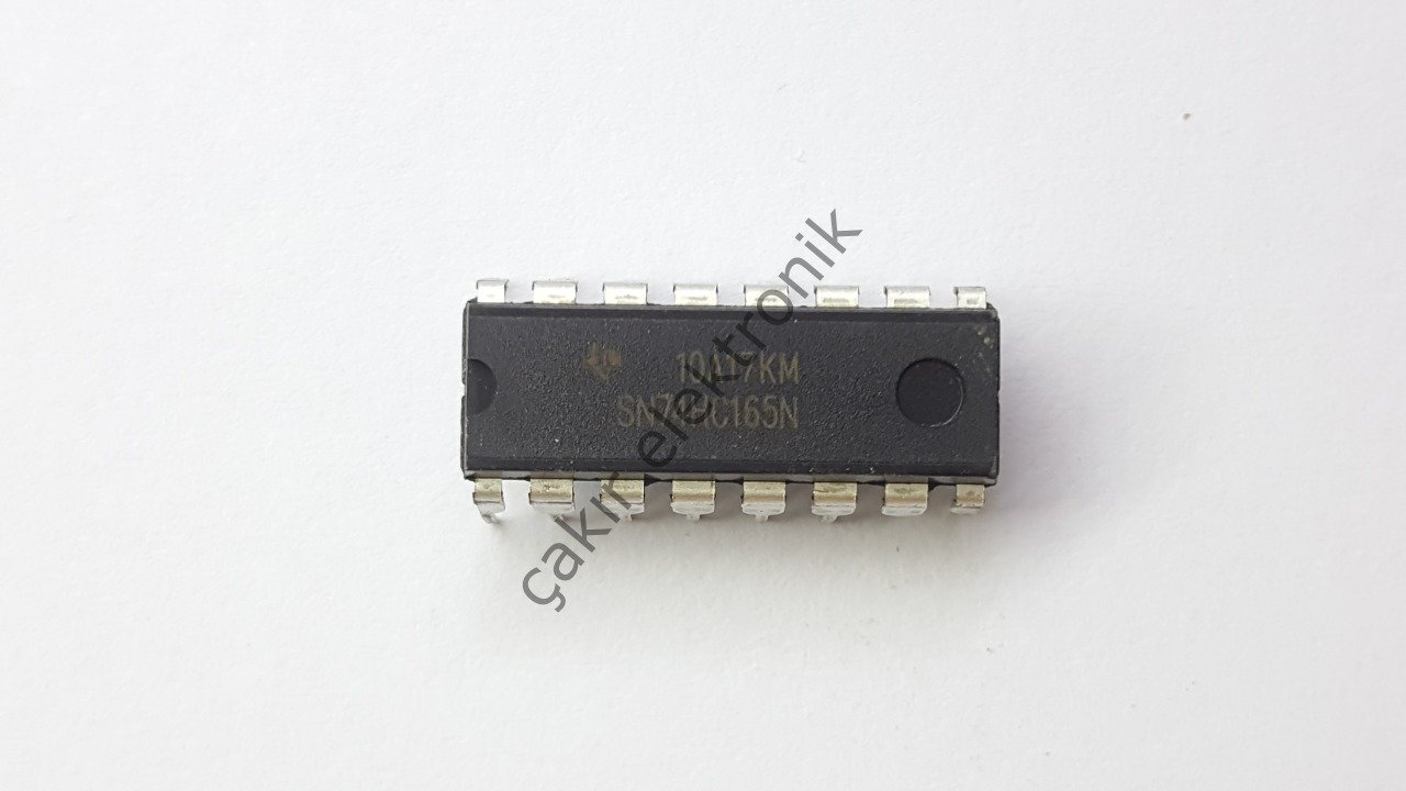 74HC165 - SN74HC165N - HC165 - 8-Bit Parallel-Load Shift Registers