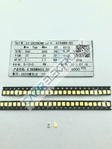 2835 LED  GÜN IŞIGI 60MA. 3,1-3,2V.