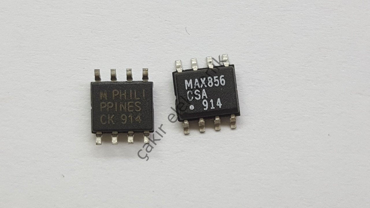 MAX856CSA - MAX856 - 3.3V/5V or Adjustable-Output, Step-Up DC-DC Converters