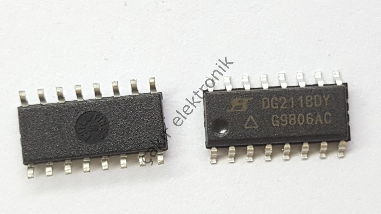 DG211BDY - DG211 -  Improved Quad CMOS Analog Switches